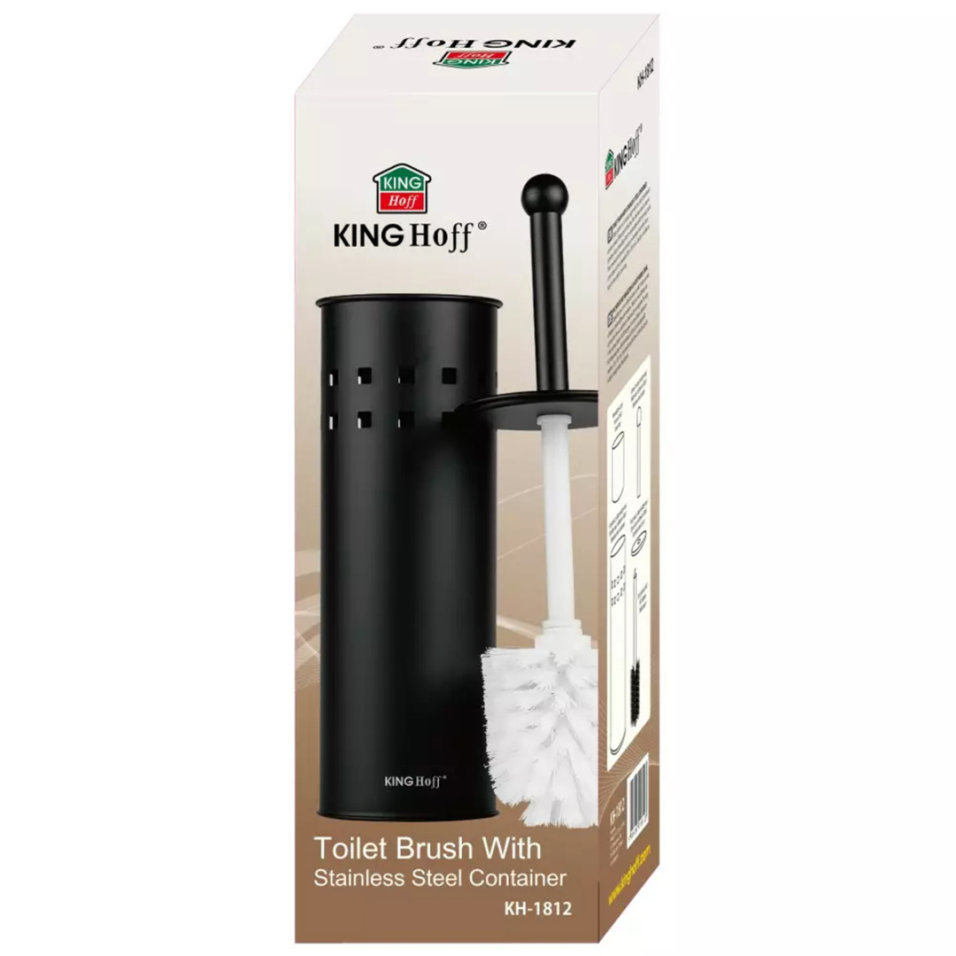 SZCZOTKA DO WC Z POJEMNIKIEM KINGHOFF KH-1812